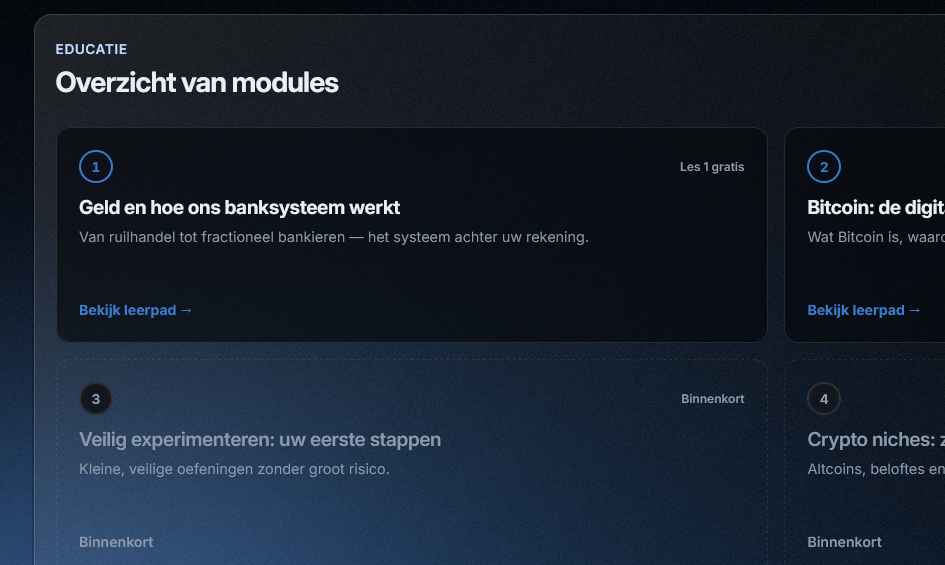 Educatiemodule 1